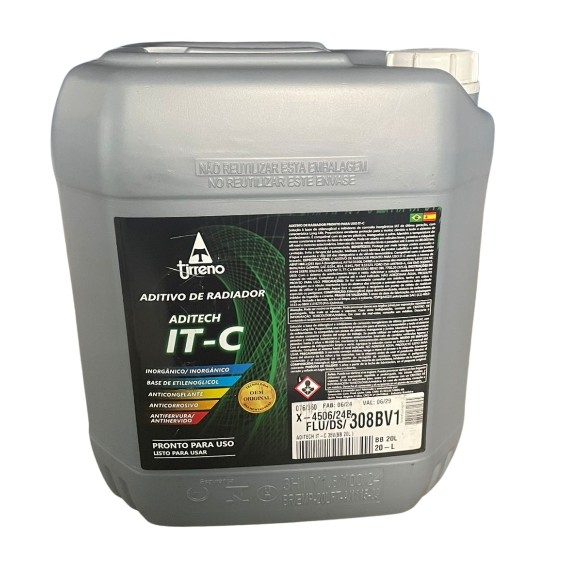 Imagem do produto ADITIVO INORGÂNICO VERDE 20 LITROS