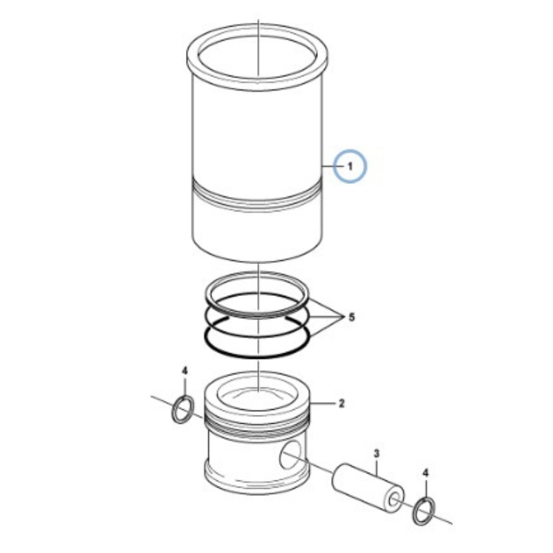 Imagem 3 do produto CAMISA DE CILINDRO VOLVO D6 MOTORES MARÍTIMOS